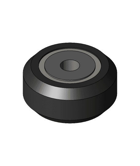 POM V Wheel for 20mm or 30mm extrusion 3d model