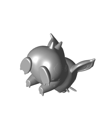 Pokemon Nidoran #29 - Optimized for 3D Printing 3d model