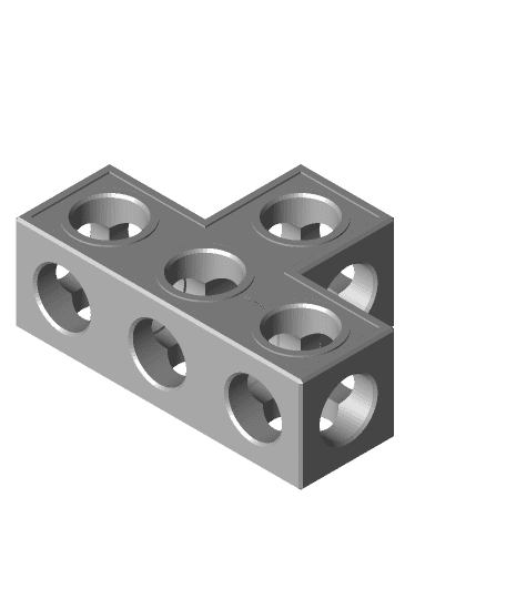 STEMFIE - Beams - T-shaped - Symmetric 3d model