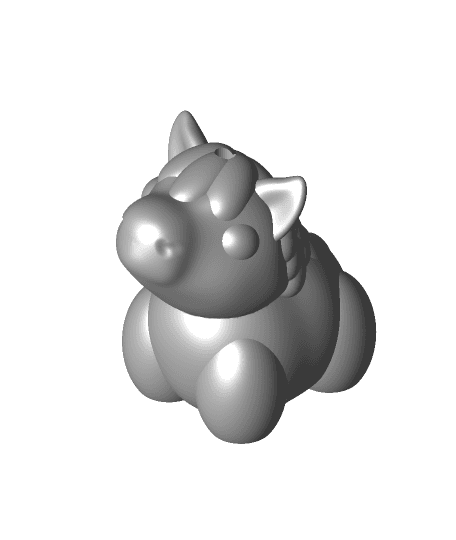 Horse Christmas Ornament 3d model