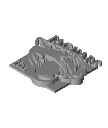 Jacksonville Jaguars Plaque 3d model