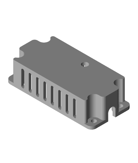 LM2596 Module Cover for 4040 frame mount 3d model