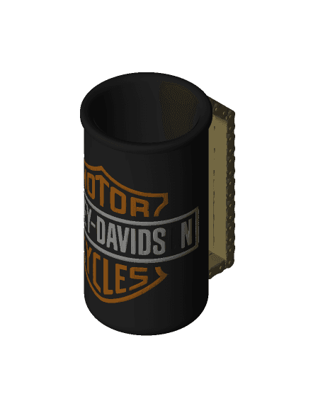 Monster Energy - Harley Davidson - Can Cup - with Chain handle 3d model