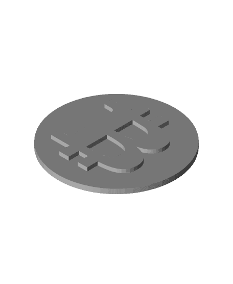 Bitcoin / Bitcoin Keychain 3d model