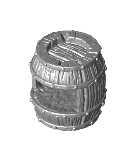 Barrel Coaster Holder 3d model