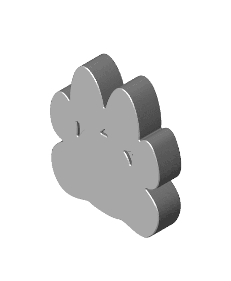 Paw Shape Treaty Toy - Treaty Toy - CatToy001 - R20240307-v002.stl 3d model