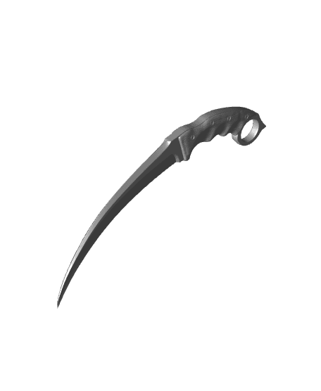 Smoke's Knife MK1 3D Printer File STL 3d model