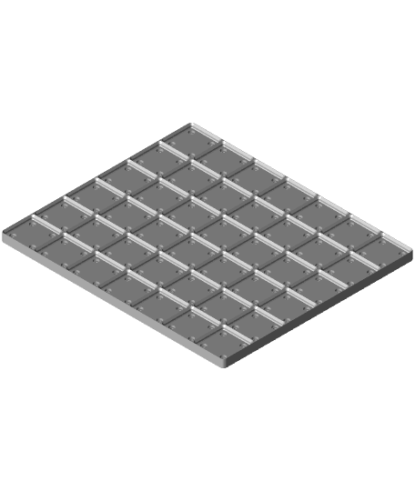 Weighted Baseplate 6x7.stl 3d model