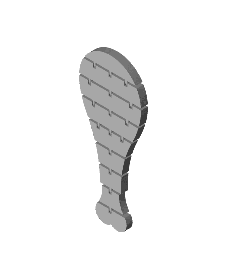 Flexi turkey leg friends 3d model