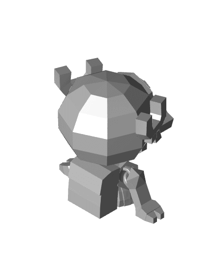 Low Poly Flexi Chopper 3d model