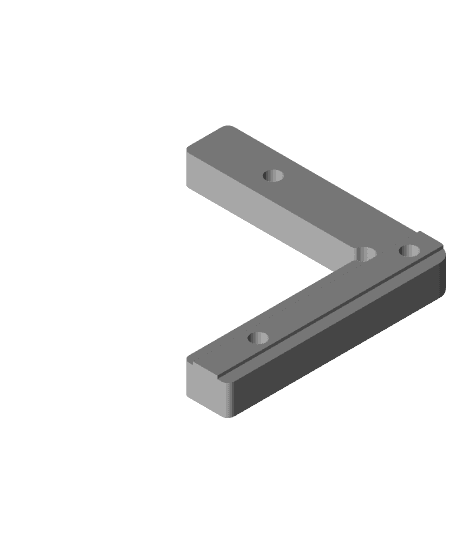 3018 CNC Corner Clamp 3d model