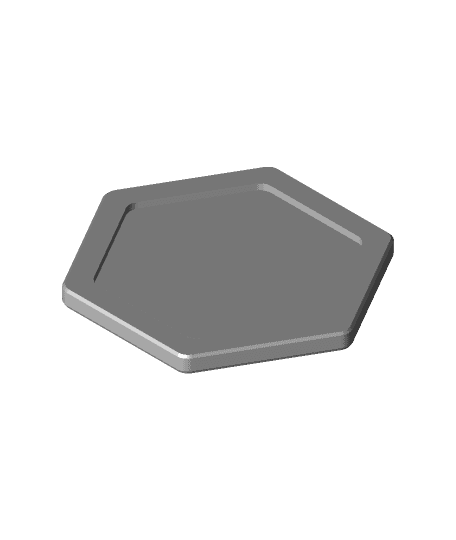 Hex-coaster.stl 3d model