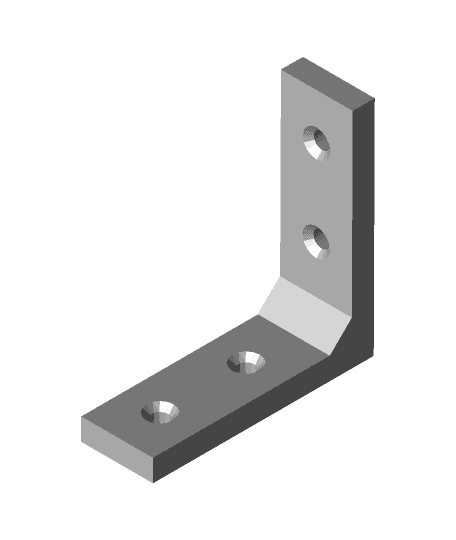 Angle bracket 3d model