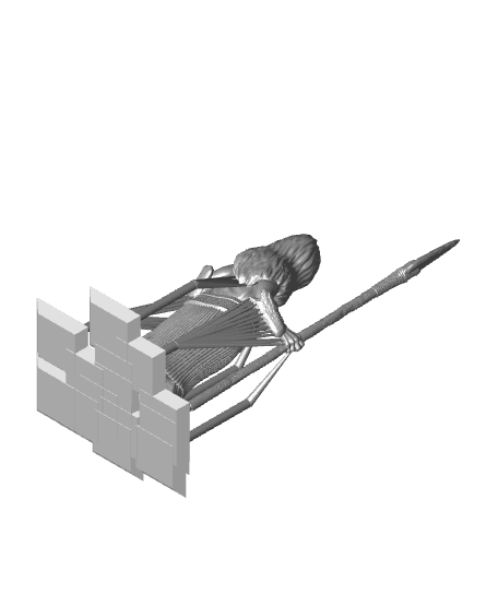 Woodwose Spearman C 3d model