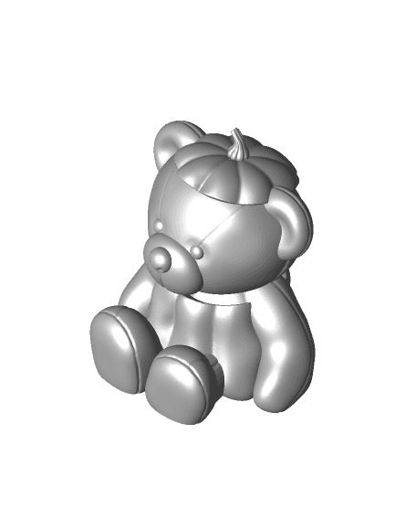 Pumpkin Bear 3d model