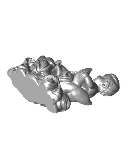 Dolphin and child 3d model