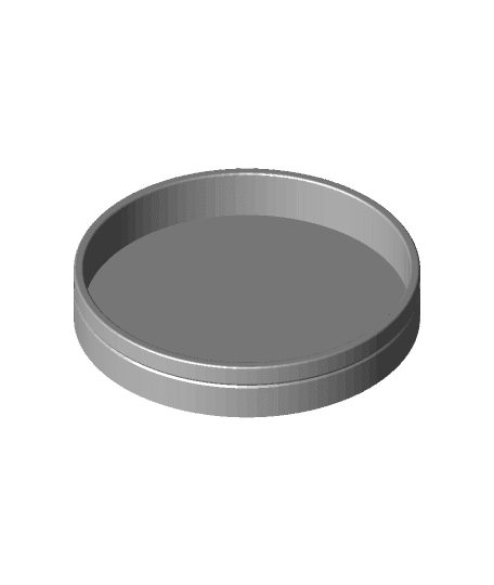 dalgona candy tin bottom  3d model