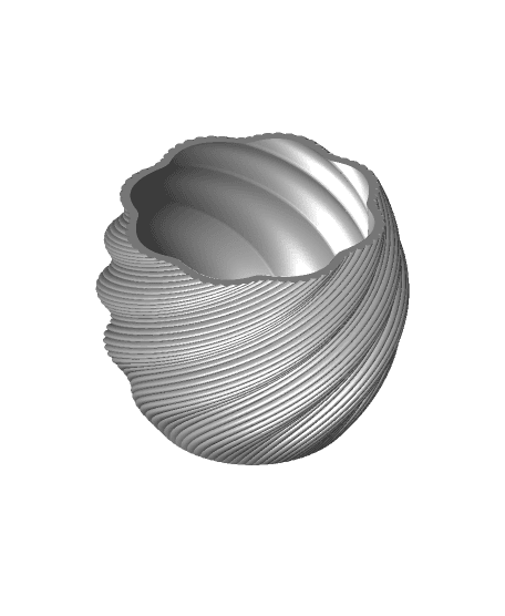 Plant Pot Modern "Diluvian" for succult planters to big pots 3d model