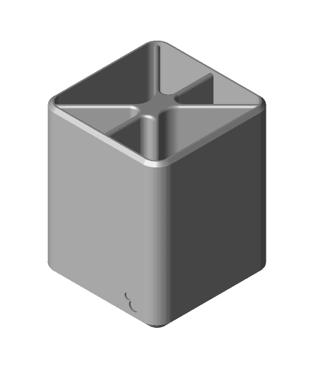 teethBrushed - toothBrush holder 3d model