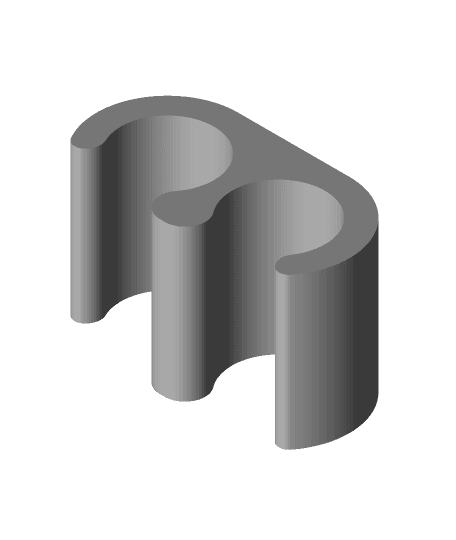 Corsair AIO radiator water hose bracket 3d model