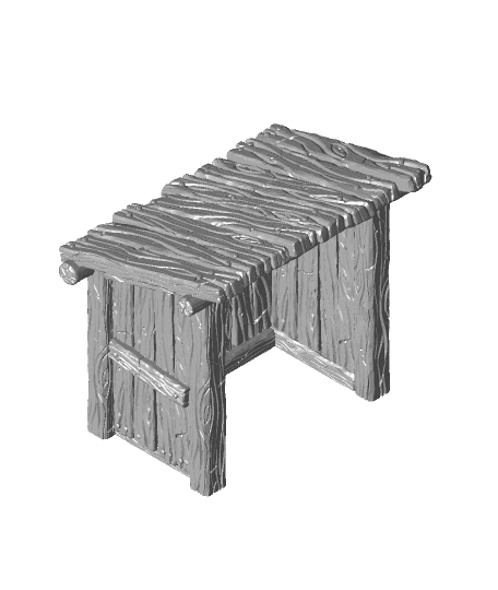 Firewood Storage 3d model