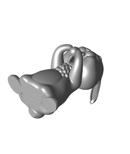 Thumper Noshing on an Easter Egg #springthangs 3d model