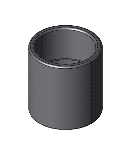 Simple hose adapter for shop vac. 3d model