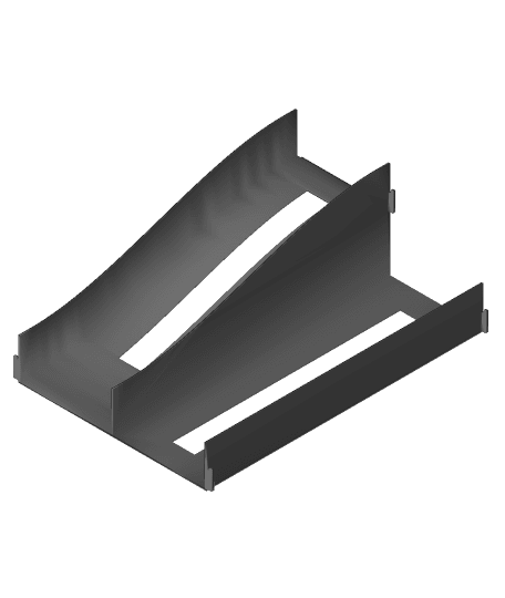 2 Lane Fly over Lane Switch Ramp.3mf 3d model