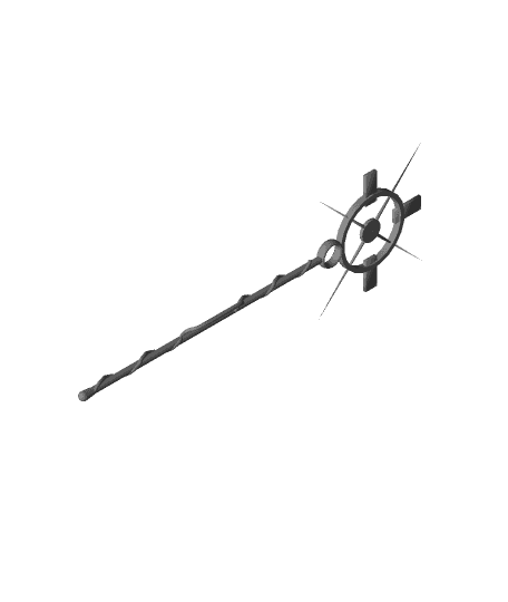 Cross Mage Staff 3d model