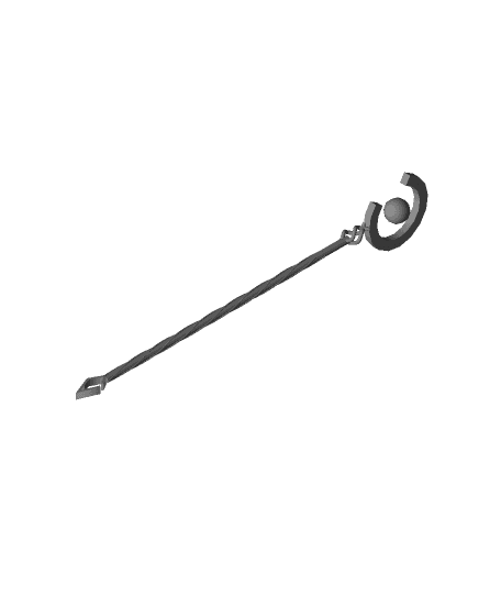 Moon Mage Staff 3d model