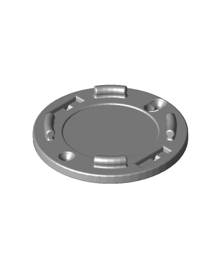 150% Backing Attachments for Homer Donut Frame 3d model