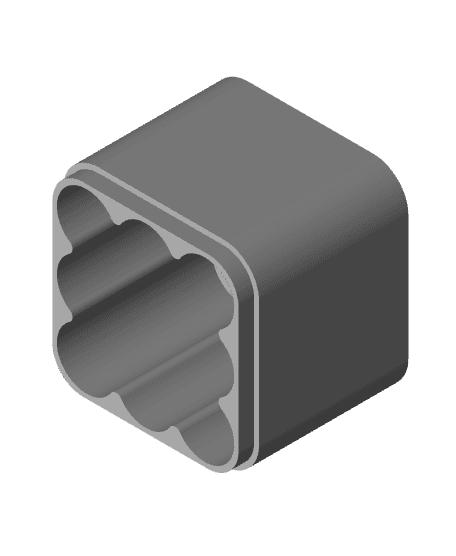 18650 battery holder 3d model