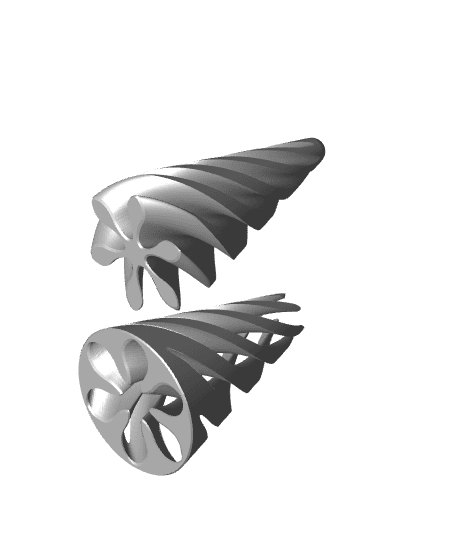 Fidget_spiral_cone.stl 3d model