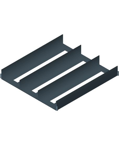 3 Lane Mini 4wd Track additionals 2 3d model