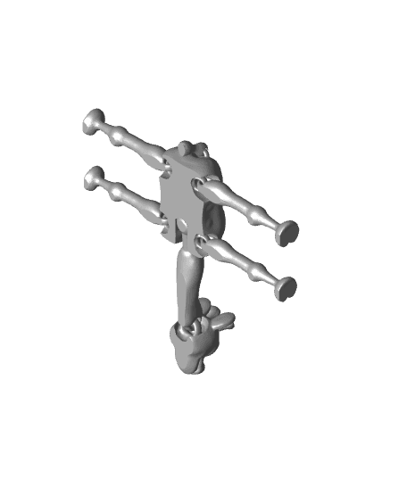 SIMPLE FLEXI GIRAFFE - POSEABLE - SUPPORT FREE - PRINT IN PLACE 3d model