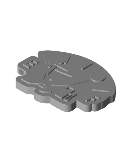 No Gas Keychain 3d model