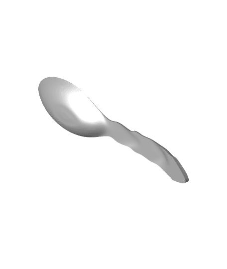 Sleek Spoon 3d model