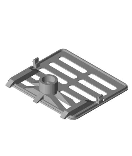 Flashforge Dreamer sidepanel filamentholder 3d model