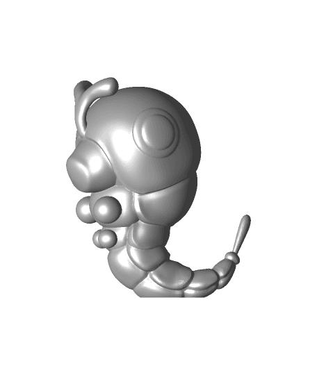 Caterpie - Pokemon - Fan Art 3d model