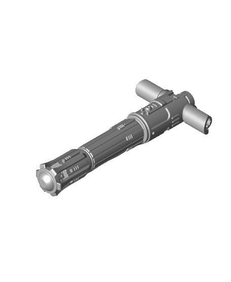 Star Wars Kylo Ren Crossguard Lightsaber 3d model