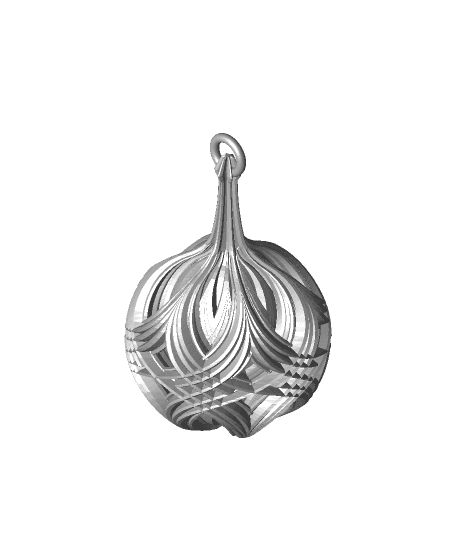 Starburst Christmas Ornament 3d model