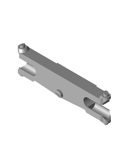 Front axle Bruder Tractor 3d model