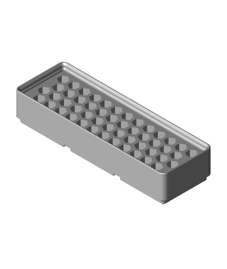 Gridfinity 3x1x2 Hex Bit Holder x46.stl 3d model