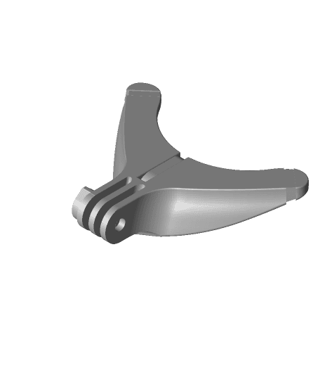 Troy Lee Designs GoPro Chin mount 3d model