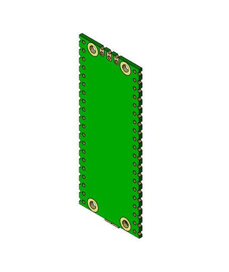 Raspberry Pi Pico 3d model