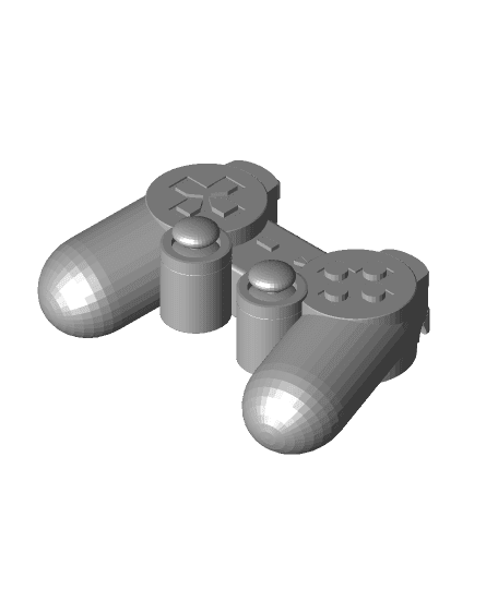 Playstation Controller Keychain 3d model