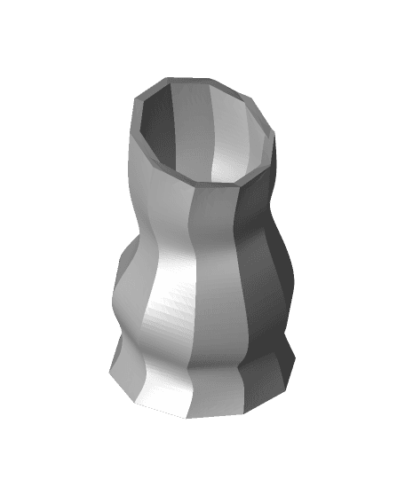 corrugated vasev1.stl 3d model