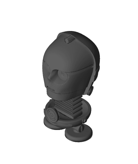 Star Wars C3PO Springie 3d model