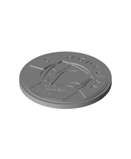 CS CF Montreal coaster or plaque 3d model