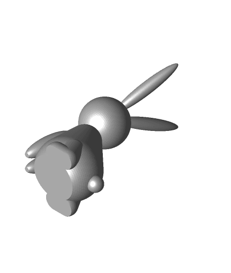 minimalistic_rabbit.stl 3d model